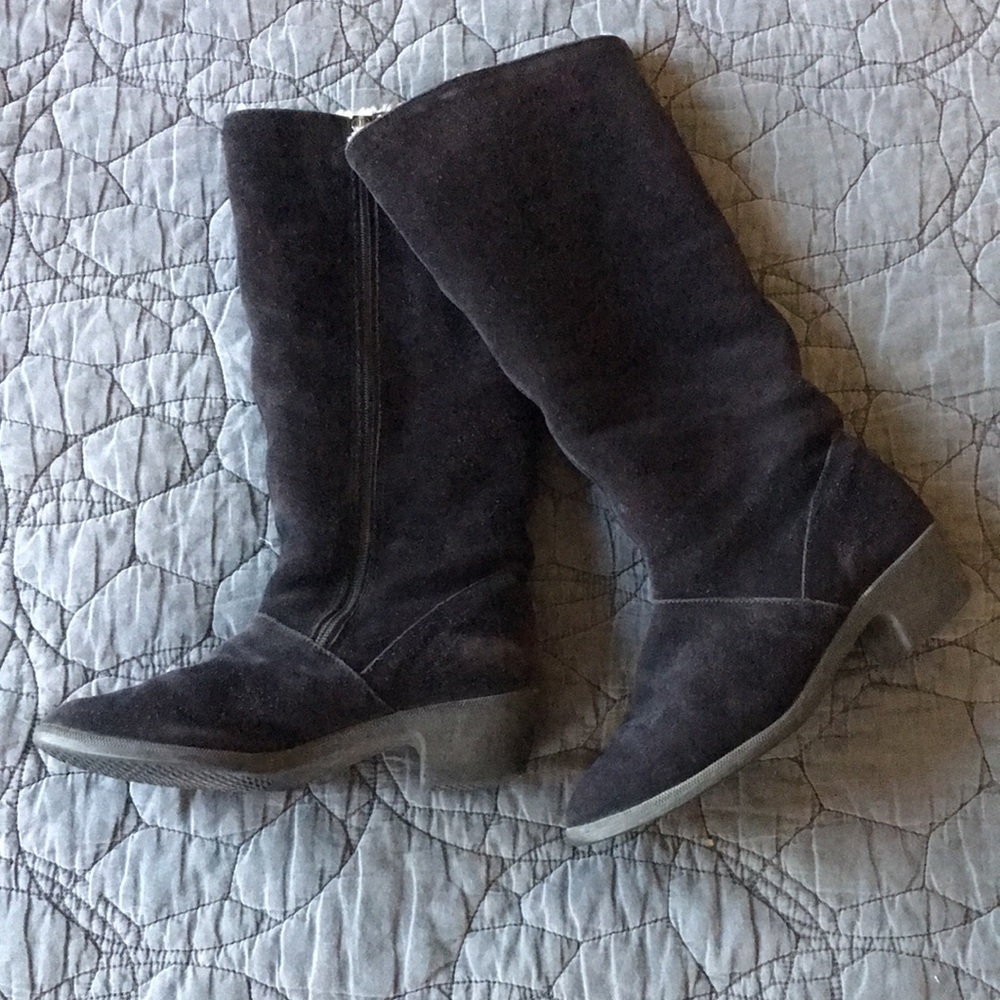 Vintage Black Richard Draper Leather Boots Size 8